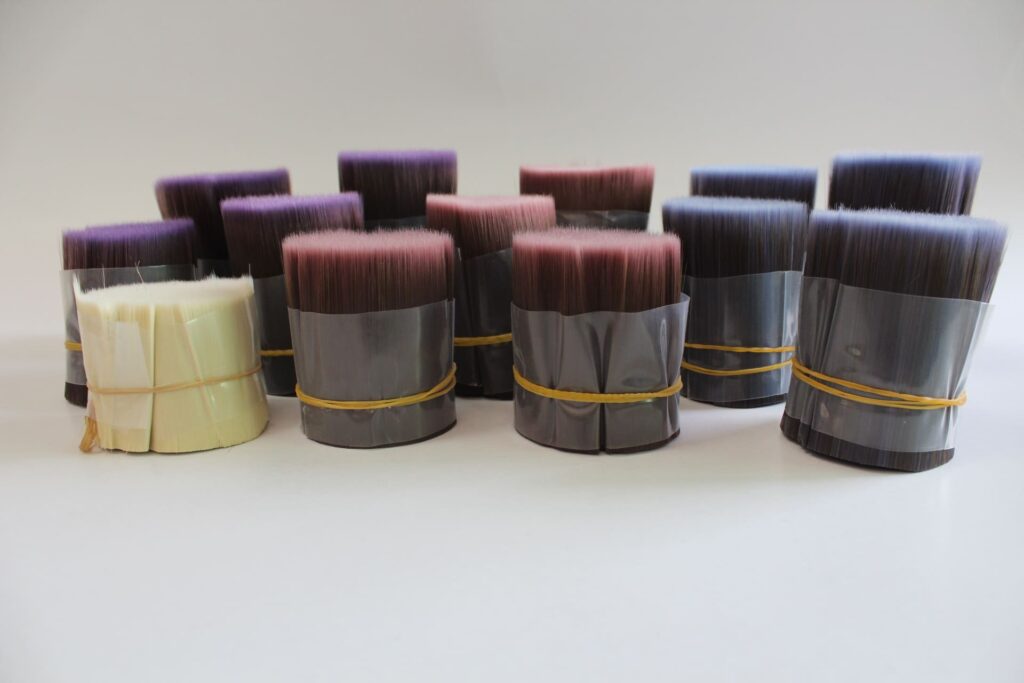 synthetic fibers have become increasingly popular in paintbrushes