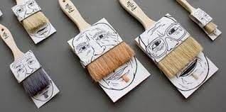 creative paint brush packaging