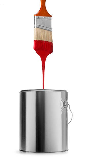 natural bristle paint brush