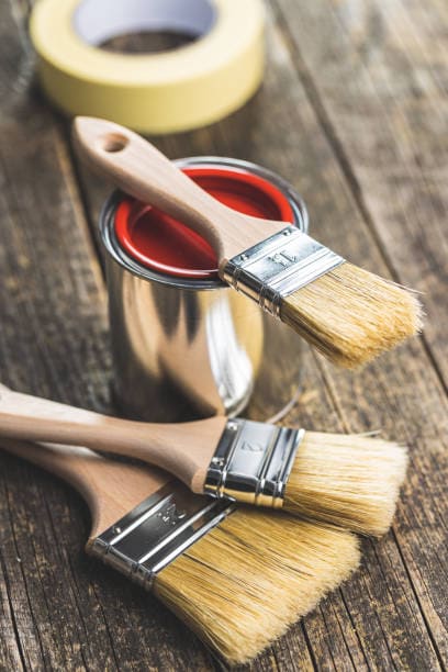 a good brush can make your trim look cleaner,more professional and last longer