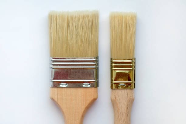 How to use the synthetic paint brushes bristle tip
