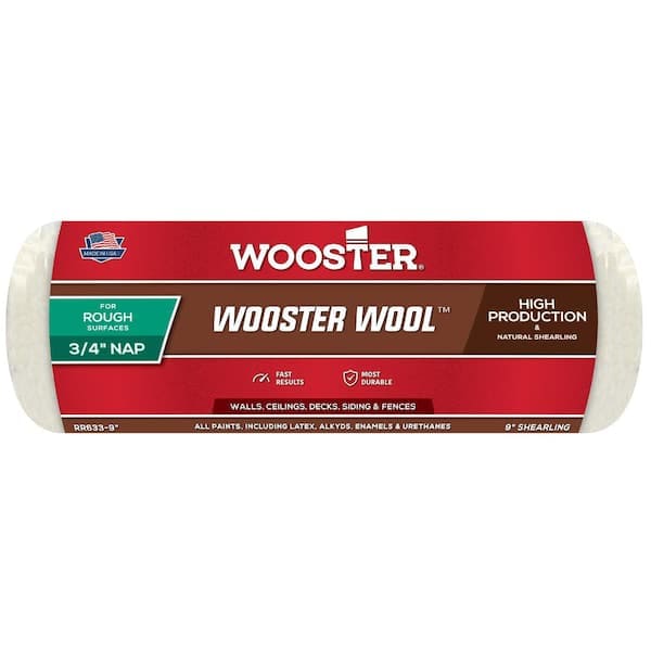 Wooster Wool 3/4-Inch Nap Roller Cover