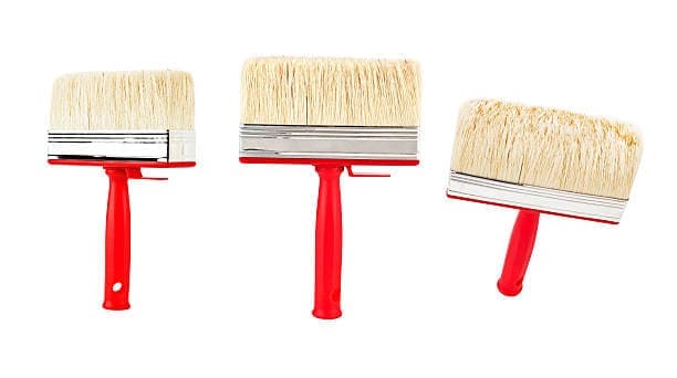what are paint brush sizes large paint brushes