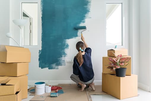 what are the skills of painting walls with a paint roller 