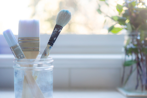 store your paint brush